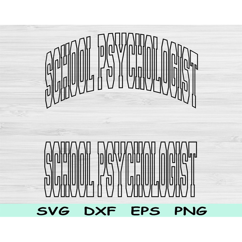 School Psychologist Svg Mental Health Svg For Cricut School Counselor Svg File Psychology Shirt Svg 0
