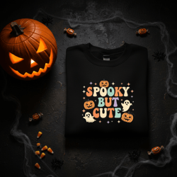 spooky but cute png, halloween sublimation design, cute ghost clipart, pastel kawaii halloween png for shirts, mugs
