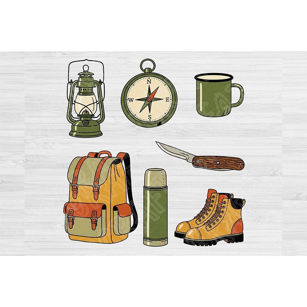 Retro Camping PNG Bundle National Park Inspired Designs Vintage Adventure PNGs Outdoor Sublimation  8