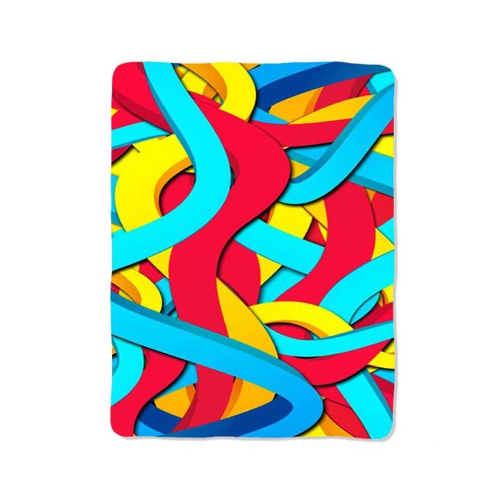 Colorful Pattern Roots Custom Blankets 0