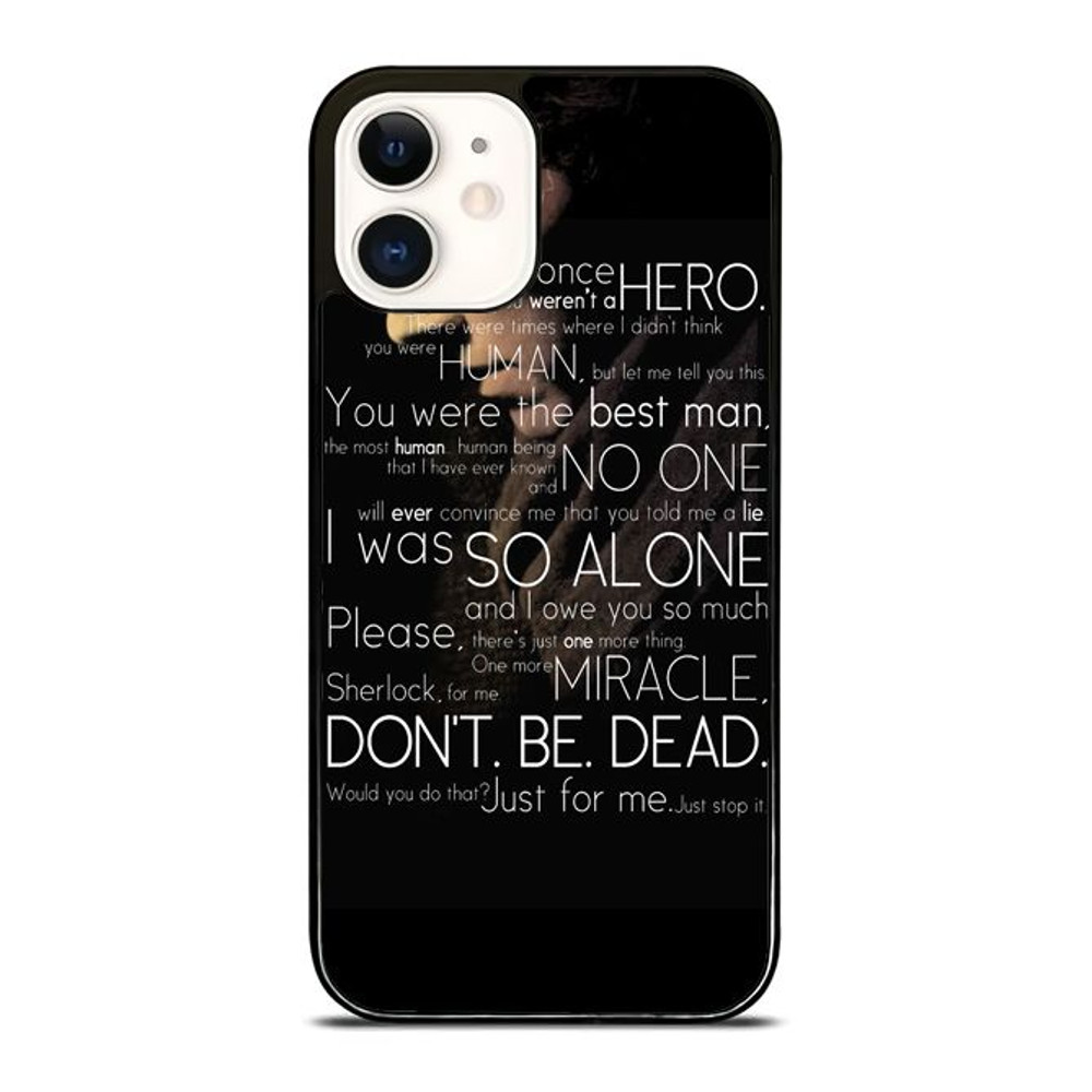 Sherlock Quotes Cover Art Flash Sale IPhone Case Samsung Galaxy Case 0