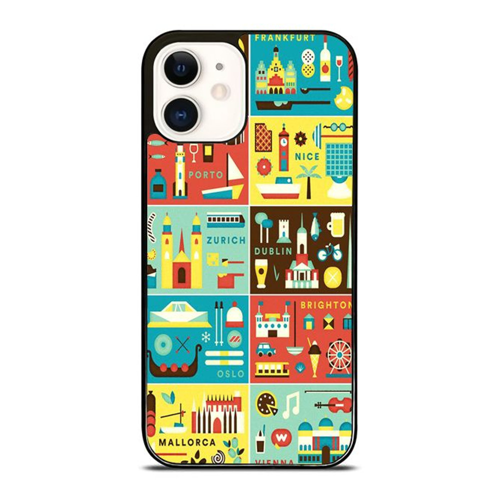 World Map Icon Flash Sale IPhone Case Samsung Galaxy Case 0