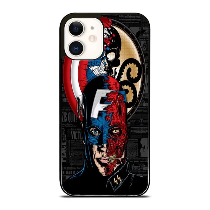 Captain America Red Skull Wor IPhone Case Samsung Galaxy Case 0