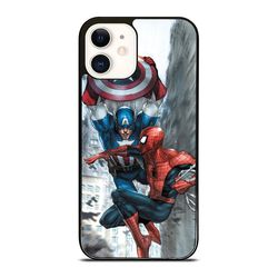 spiderman captain america iphone case & samsung galaxy case