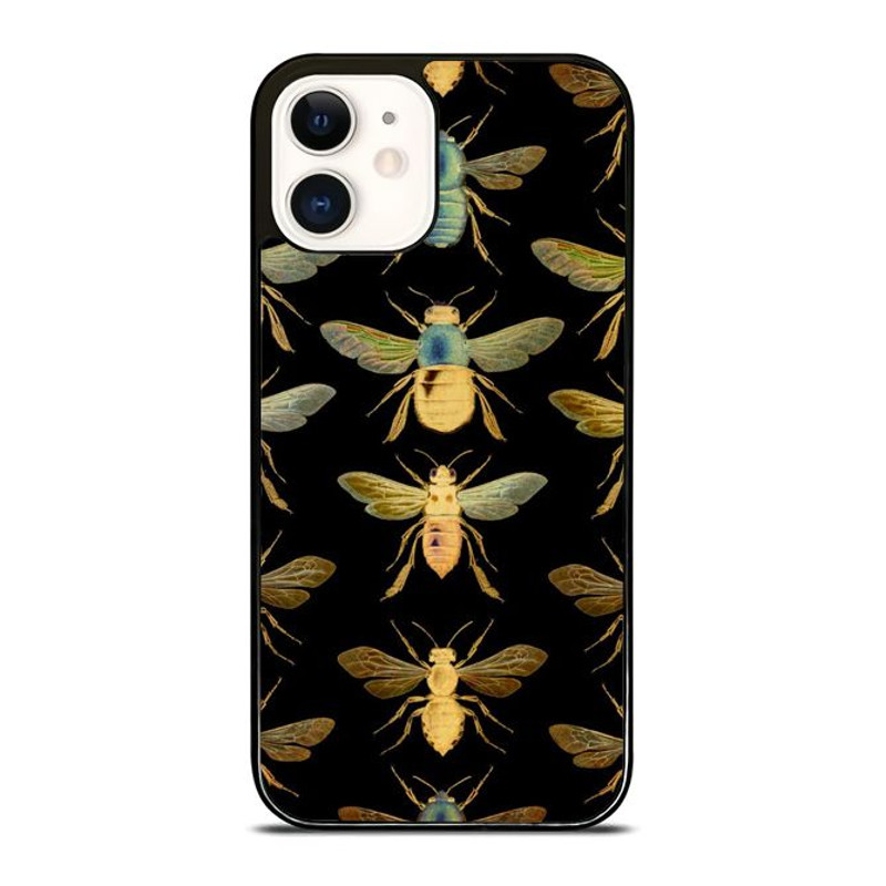 Insect Pattern On Black Great Sale IPhone Case  Samsung Galaxy Case 0