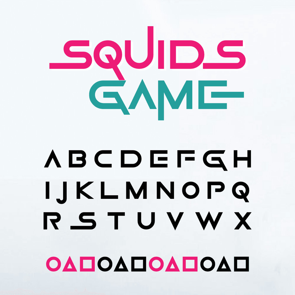Squid Game Font Bold Iconic Typography For Creative Projects 1