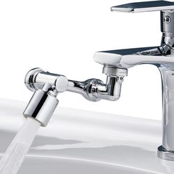 faucetflex - swivel robotic arm bathroom faucet extender