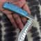 Custom Handmade Farrier Rasp Steel Cowboy Folding Knife 1
