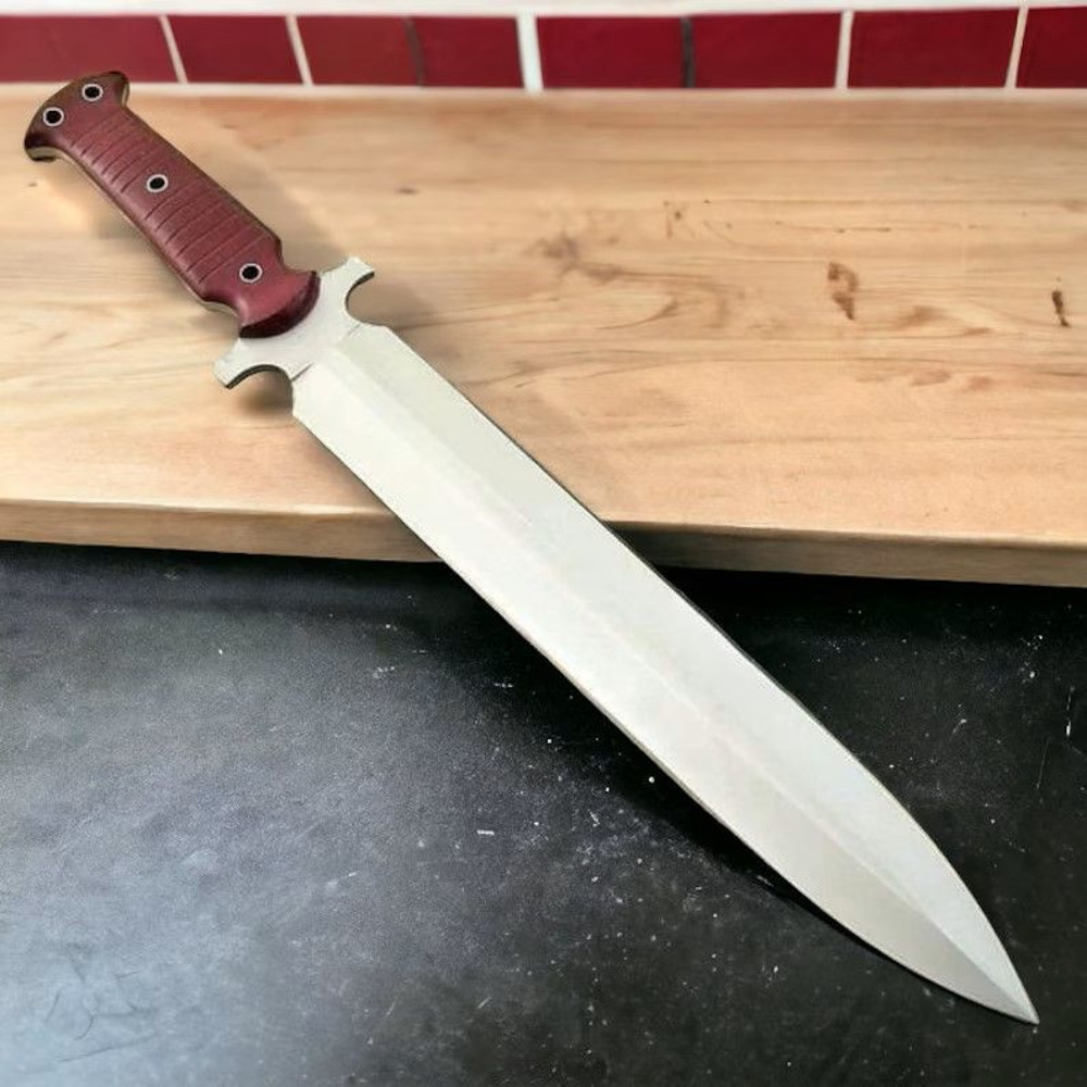 Roman Gladius Gladiator Short Sword  Famous Sword  D2 Tool Steel Blade  Micarta Handle 0