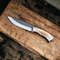 Hunting Knife With Deer Antler Handle Special Outdoor Knife Hunting Knife And Knife Sheath Fathers  0