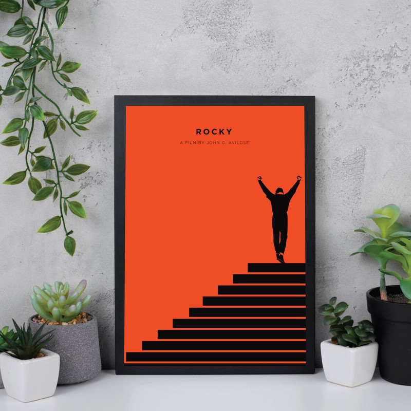 Rock  Movie Poster Digital Download Minimalist Movie Poster Wall Art Print Printable Wall Art Film  1