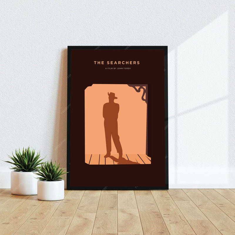 The Searchers  Movie Poster Digital Download Minimalist Movie Poster Wall Art Print Printable Wall  0