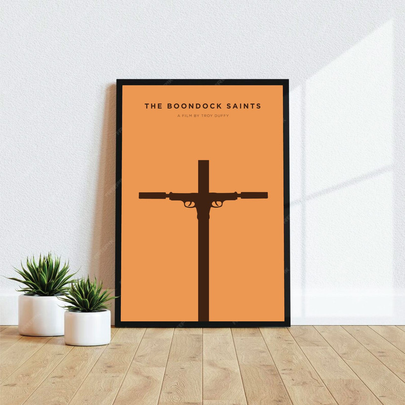 The Boondock Saints  Movie PosterDigital DownloadMinimalist Movie PosterWall Art Print Printable Wa 0