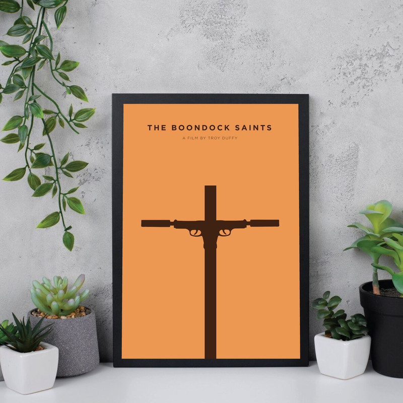 The Boondock Saints  Movie PosterDigital DownloadMinimalist Movie PosterWall Art Print Printable Wa 1