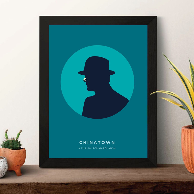 Chinatown  Movie Poster Digital Download Minimalist Movie Poster Wall Art Print Printable Wall Art  1
