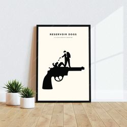reservoir dogs - movie poster, digital download, minimalist movie poster, wall art print, printable wall art, film