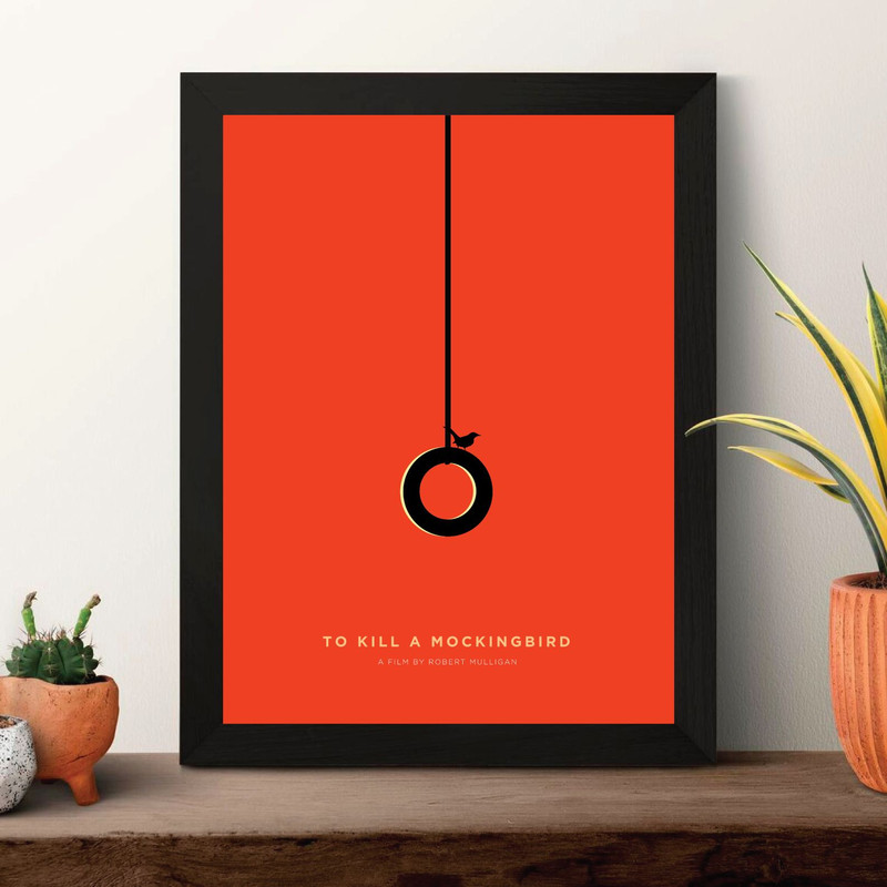 To Kill A Mockingbird  Movie Poster Digital Download Minimalist Movie PosterWall Art PrintPrintable 1