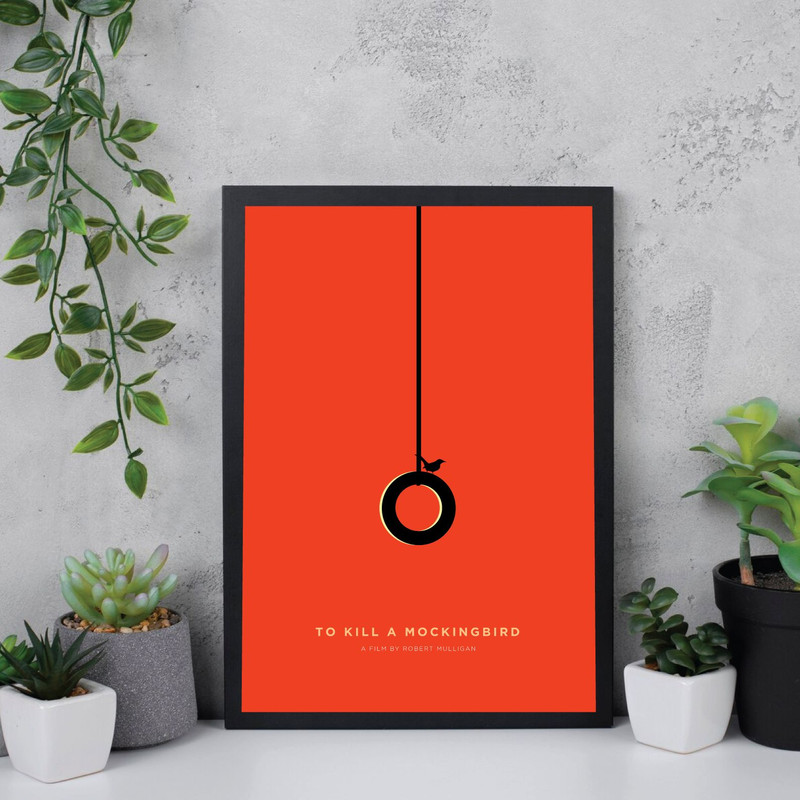 To Kill A Mockingbird  Movie Poster Digital Download Minimalist Movie PosterWall Art PrintPrintable 2