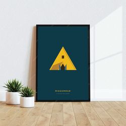 midsommar - movie poster, digital download, minimalist movie poster, wall art print, printable wall art, film poster