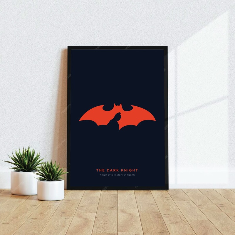 The Dark Knight Movie Poster Digital Download Minimalist Movie Poster Wall Art Print Printable Wal 0