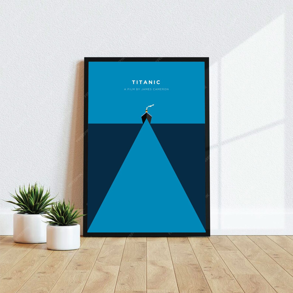 Titanic  Movie Poster Digital Download Minimalist Movie Poster Wall Art Print Printable Wall Art Fi 0