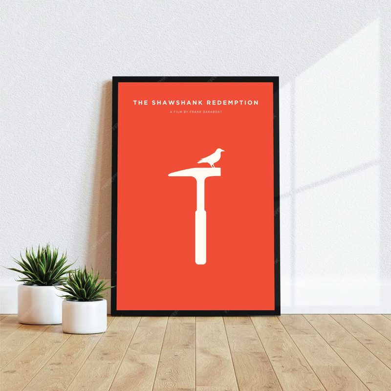 The Shawshank Redemption  Movie Poster Download Minimalist Movie Poster Wall Art Print Printable Wa 0