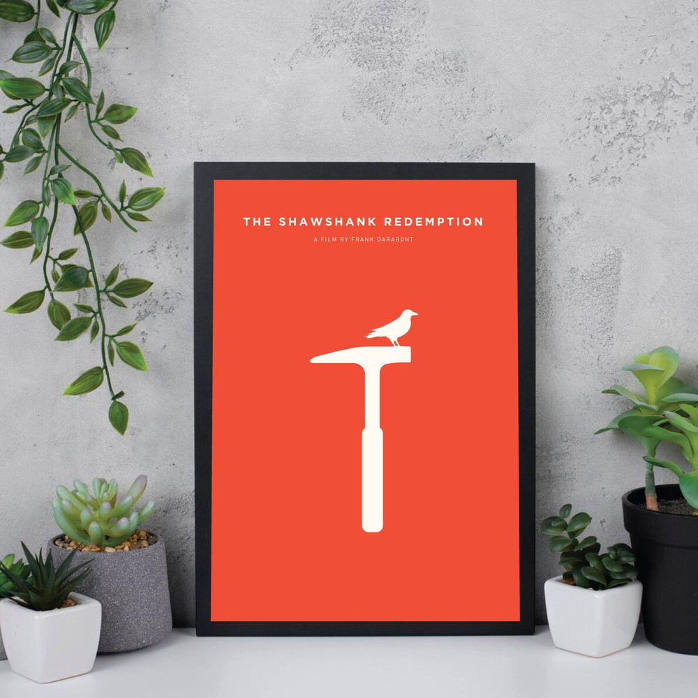 The Shawshank Redemption  Movie Poster Download Minimalist Movie Poster Wall Art Print Printable Wa 1