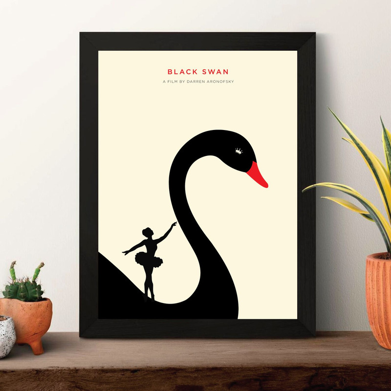 Black Swan  Movie Poster Digital Download Minimalist Movie Poster Wall Art Print Printable Wall Art 1