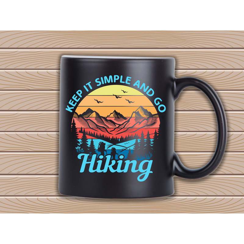 Keep It Simple And Go Hiking T Shirt Design 2