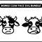 Bored Cow Face Svg Bundle 2