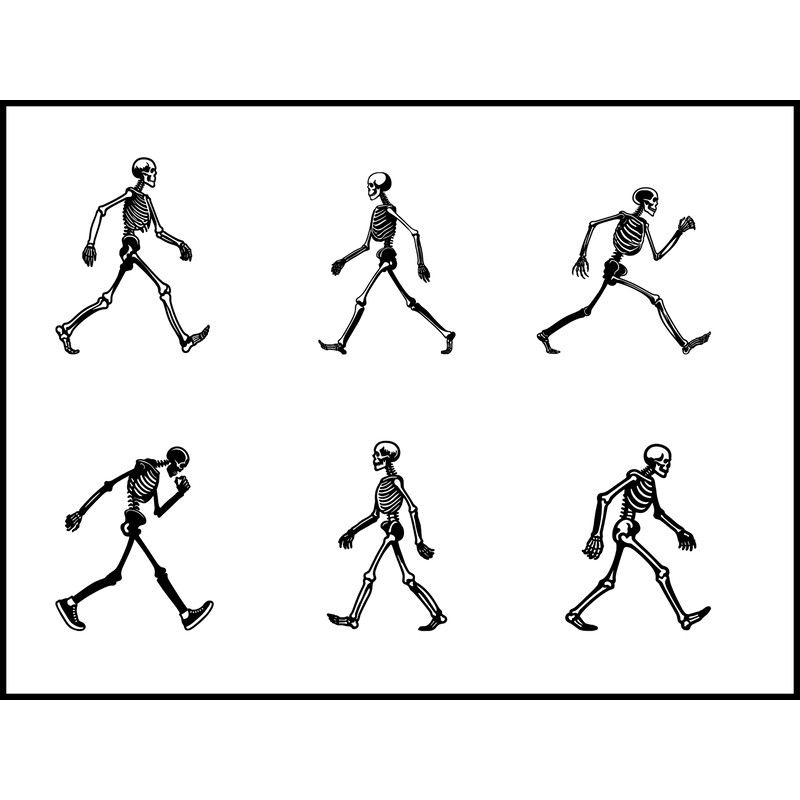 Walking Skeleton Svg 1