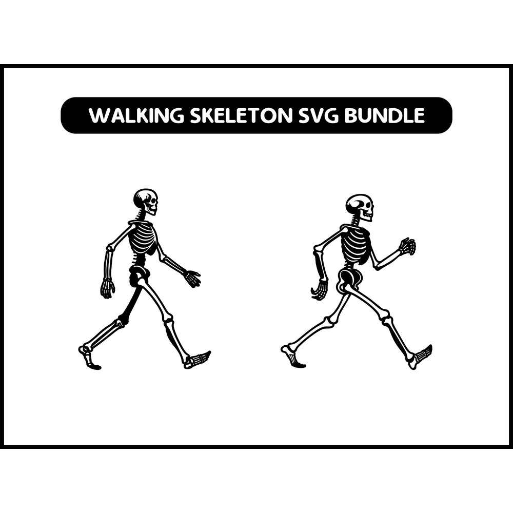 Walking Skeleton Svg 2