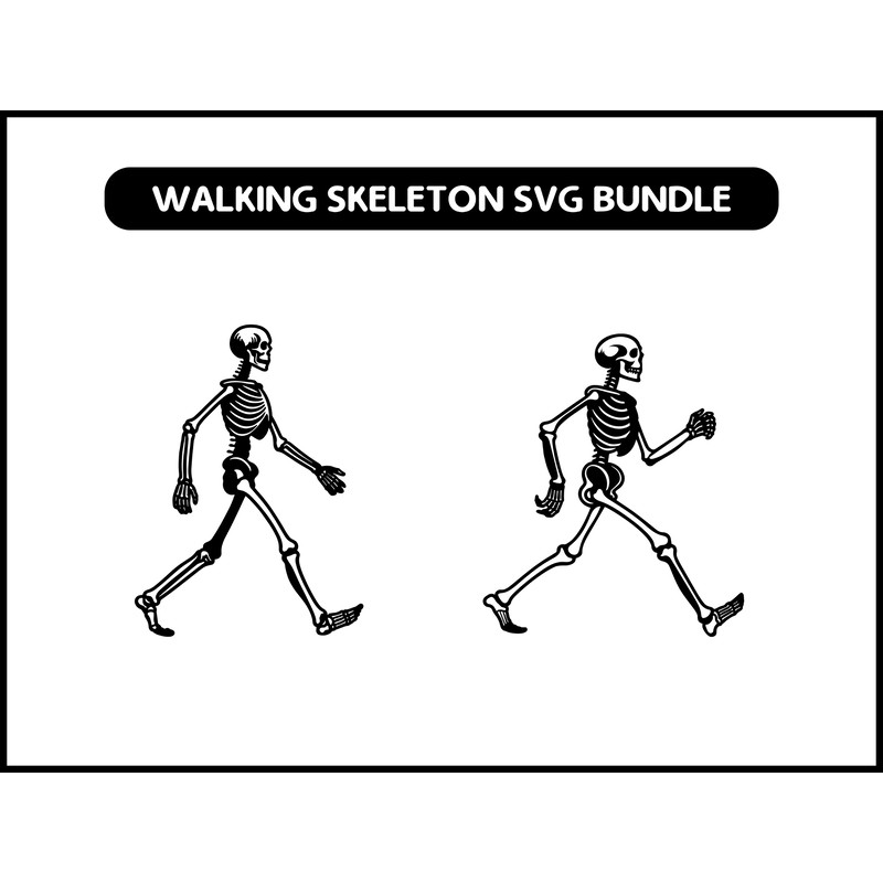 Walking Skeleton Svg 2