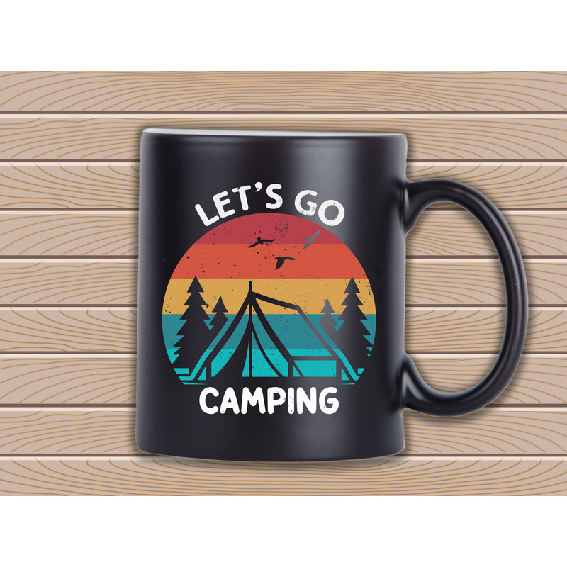 Let S Go Camping T Shirt Design 2