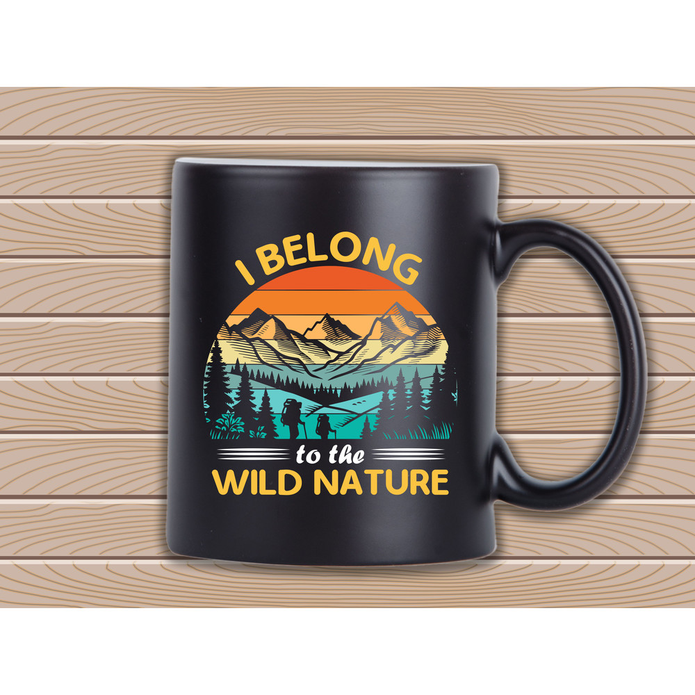 I Belong To The Wild Nature T Shirt Design 2