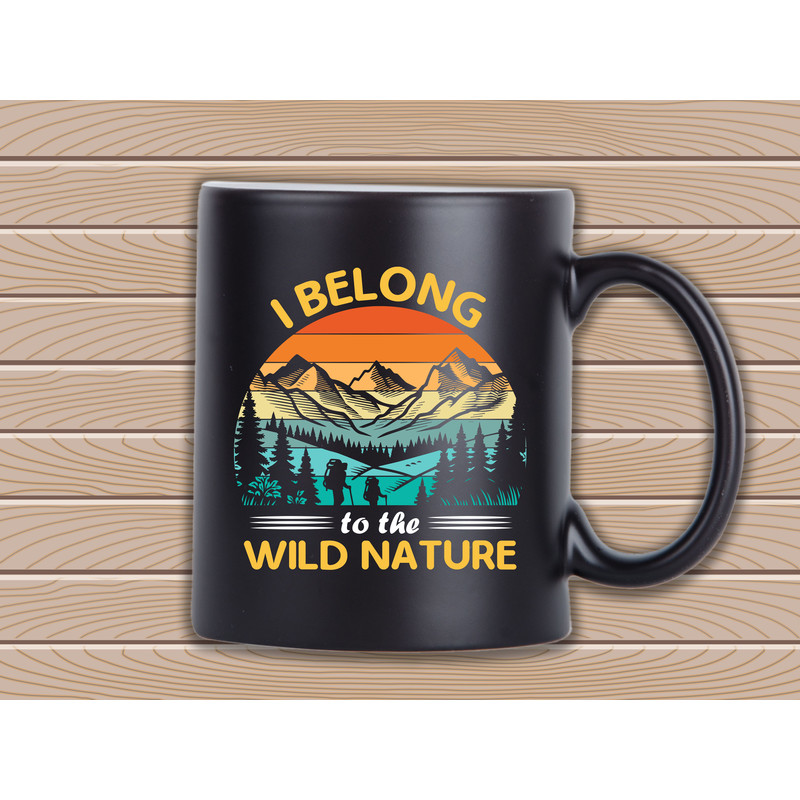 I Belong To The Wild Nature T Shirt Design 2