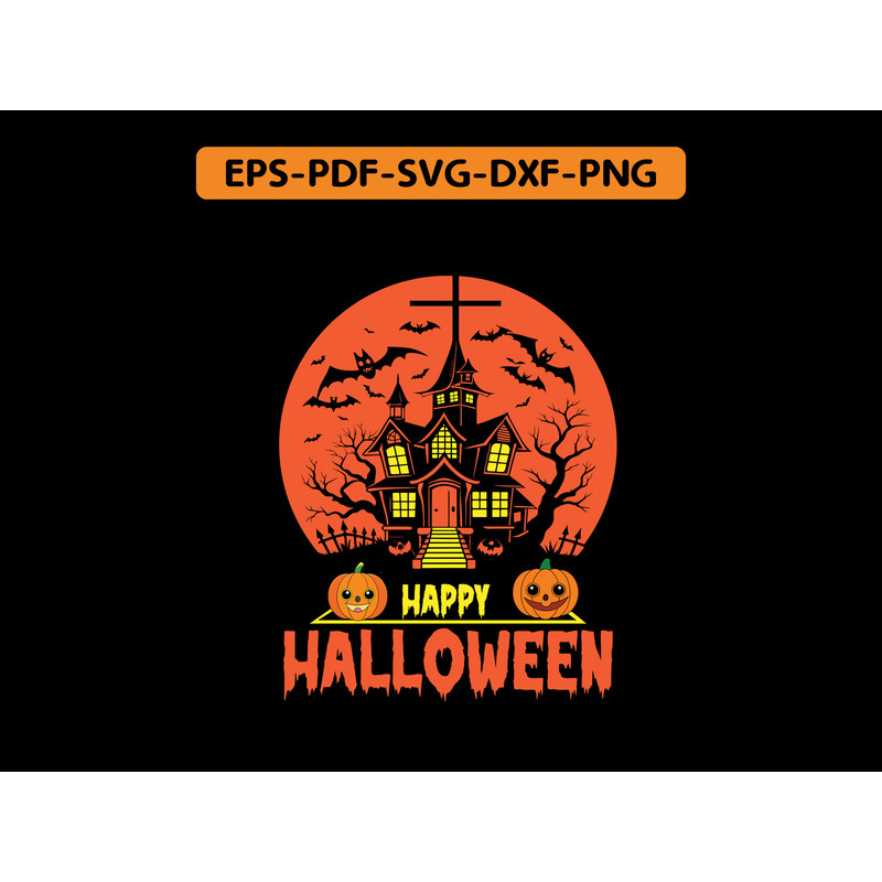 HAPPY HALLOWEEN T Shirt Design 0