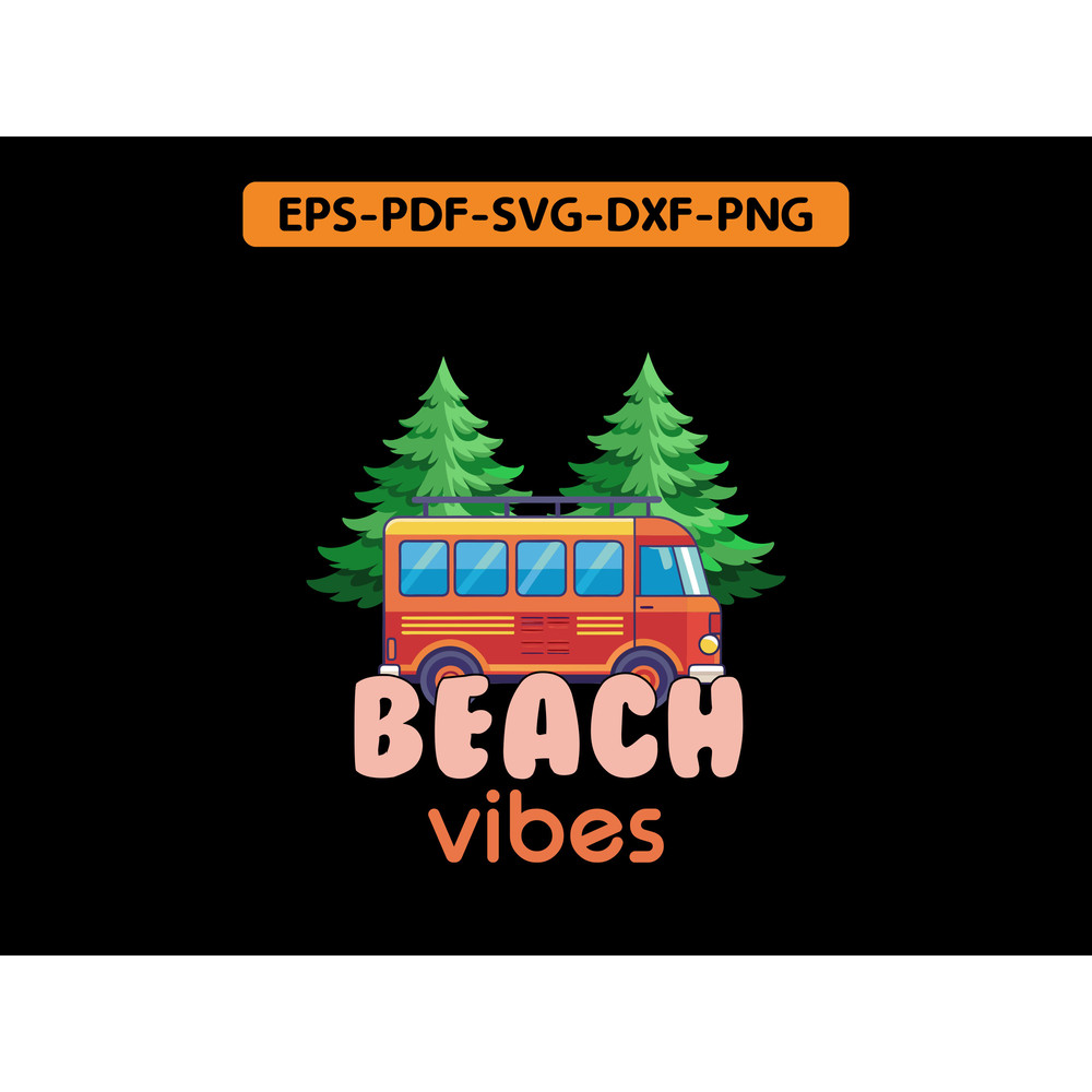 Beach Vibes T Shirt Design 0