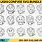 Lion Confuse SVG Bundle 0