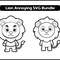 Lion Annoying SVG Bundle 2