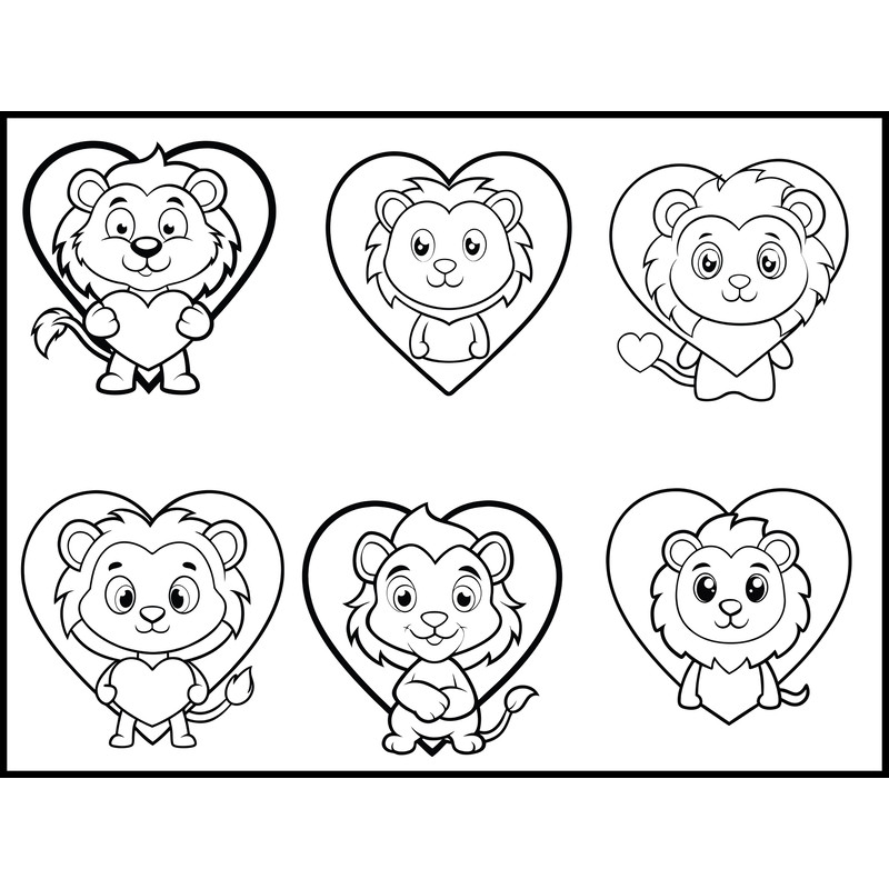 Lion Heart SVG Bundle 1