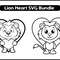Lion Heart SVG Bundle 2