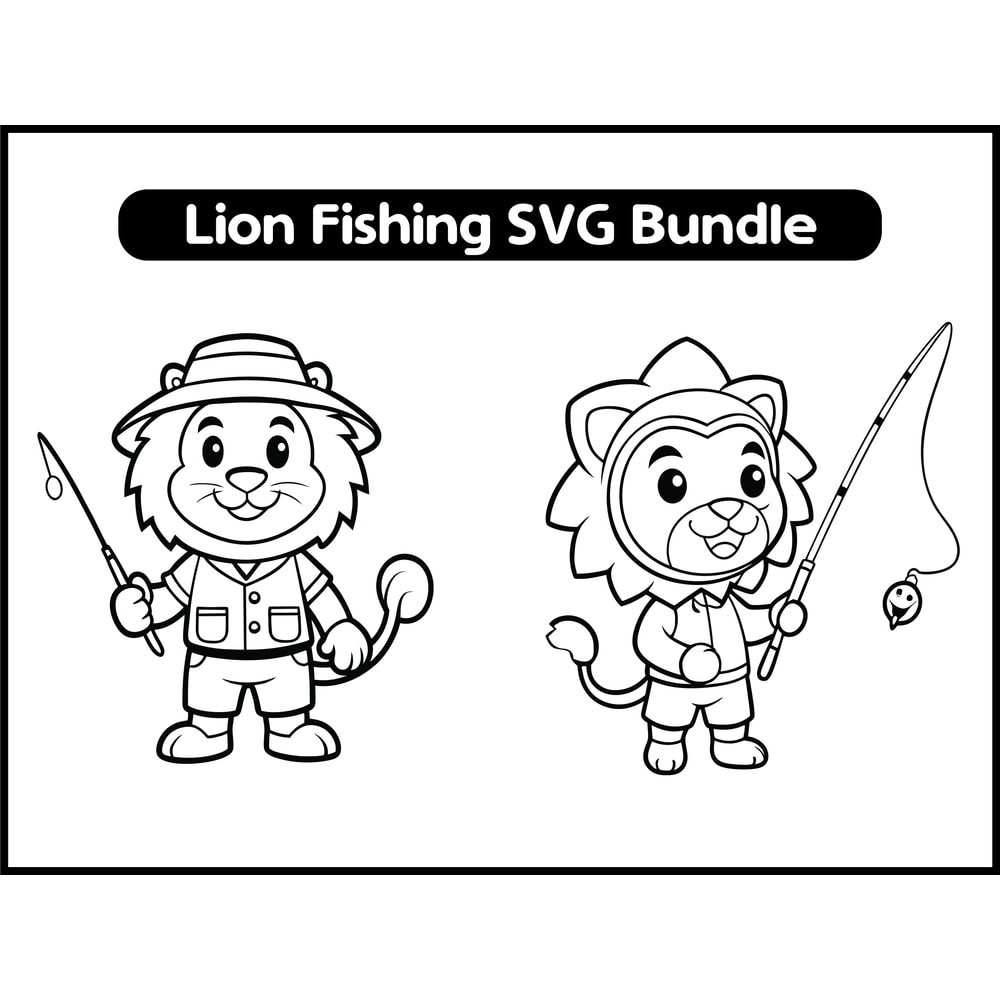 Lion Fishing SVG Bundle 2