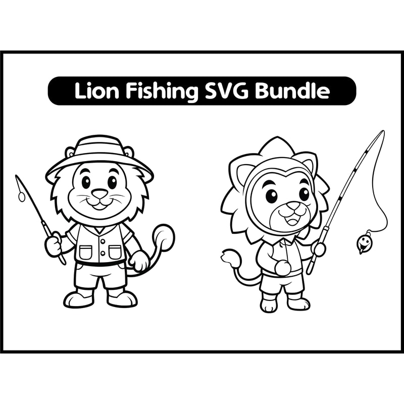 Lion Fishing SVG Bundle 2