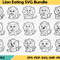 Lion Eating SVG Bundle 0