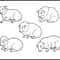 Sheep Crouching Line Art Bundle 1