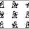 Siberian Husky Dog Playing Scooter Svg Bundle 1