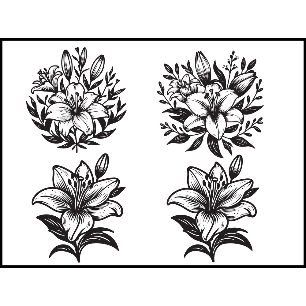 Lillies Svg 1