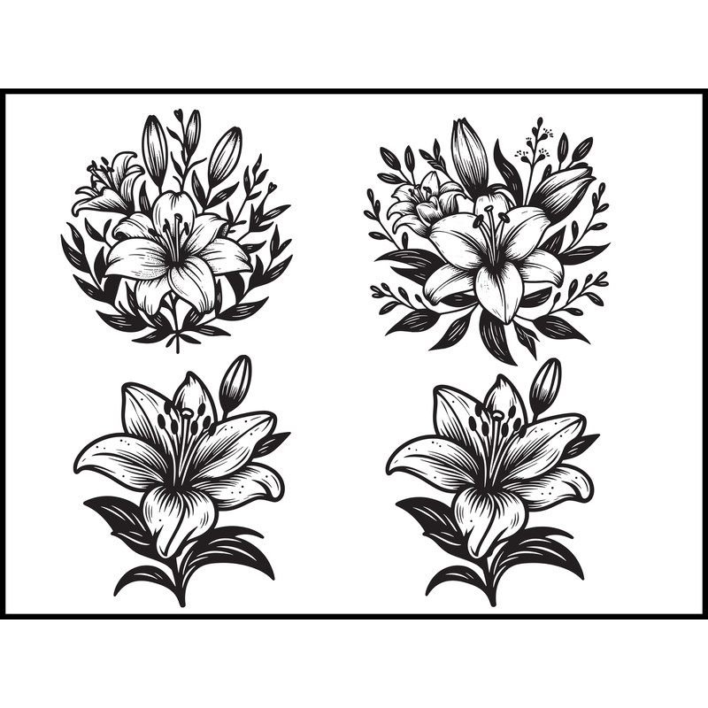 Lillies Svg 1