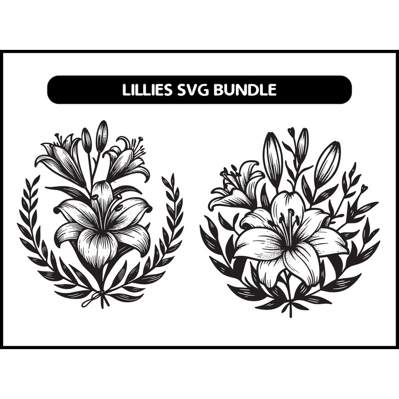 Lillies Svg 2